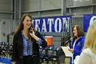 WBBall Final Four tribute  Wheaton College honored the 25th anniversary of the 1994-95 women’s basketball team that went to the NCAA final four during halftime ceremony of Wheaton’s game against Mount Holyoke College Saturday, January 18, 2020. - Photo By: KEITH NORDSTROM : Wheaton, basketball, NCAA, Final Four, 25th anniversary